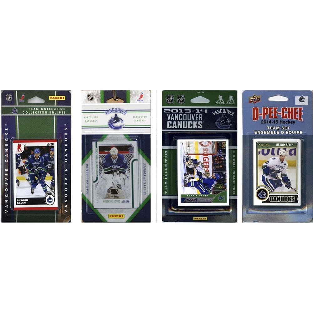 Equipe de cartas colecionáveis Sets C&I Collectables NHL Vancouver Canuck