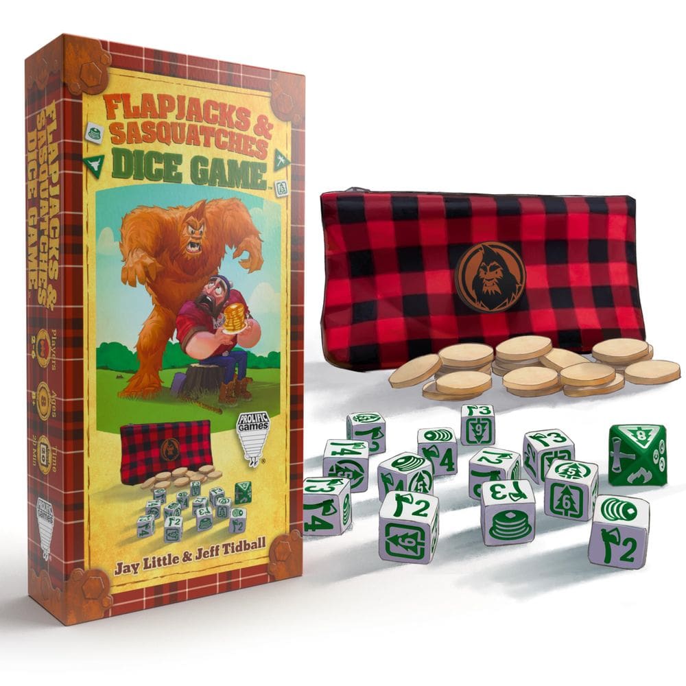 Jogo de dados Prolific Games Flapjacks & Sasquatches Lumberjack