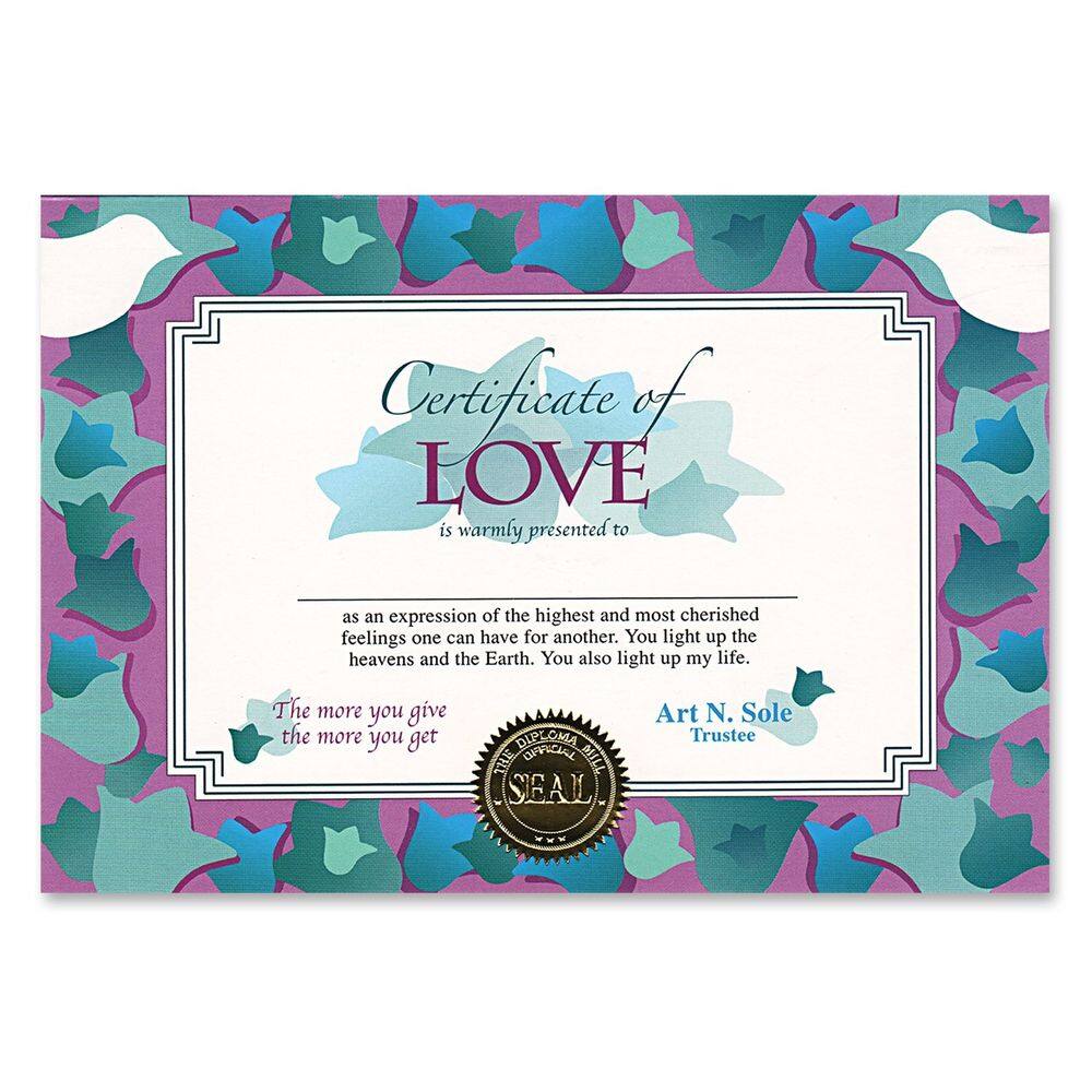 Certificado de Love Beistle