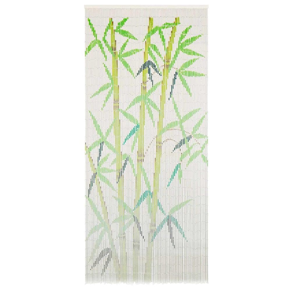 Cortina de porta para insetos vidaXL Bamboo Leaves Anti Mosquito