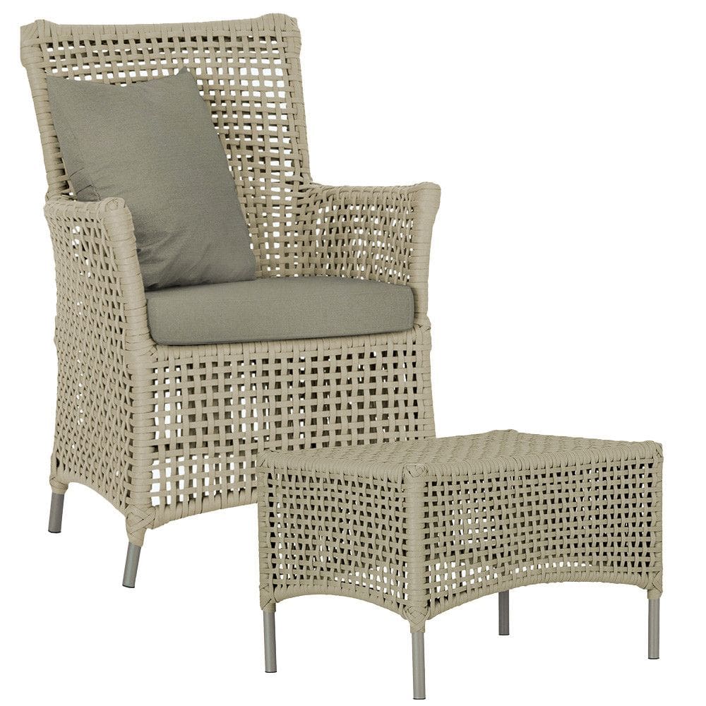 1 Poltrona e 1 Mesa Igapó em Alumínio