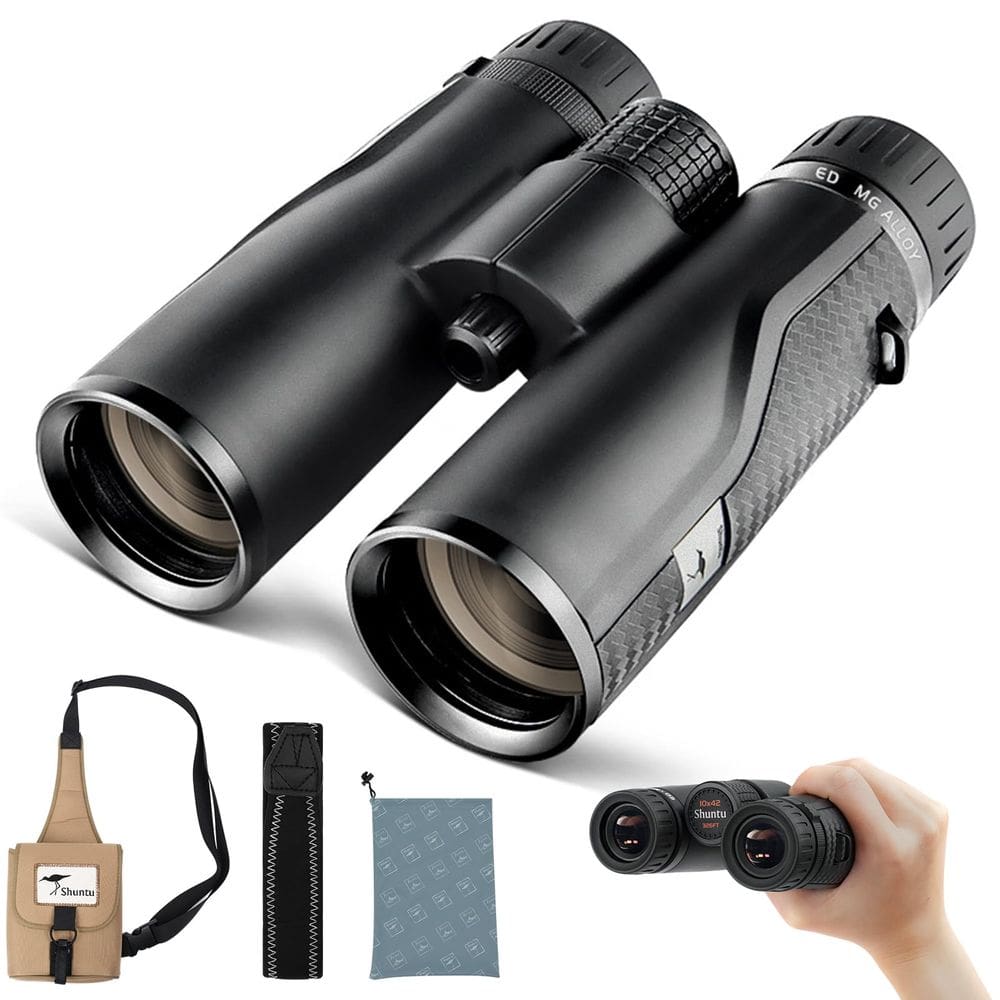 Binóculos PEIKETAO 10x42 impermeáveis com visão HD