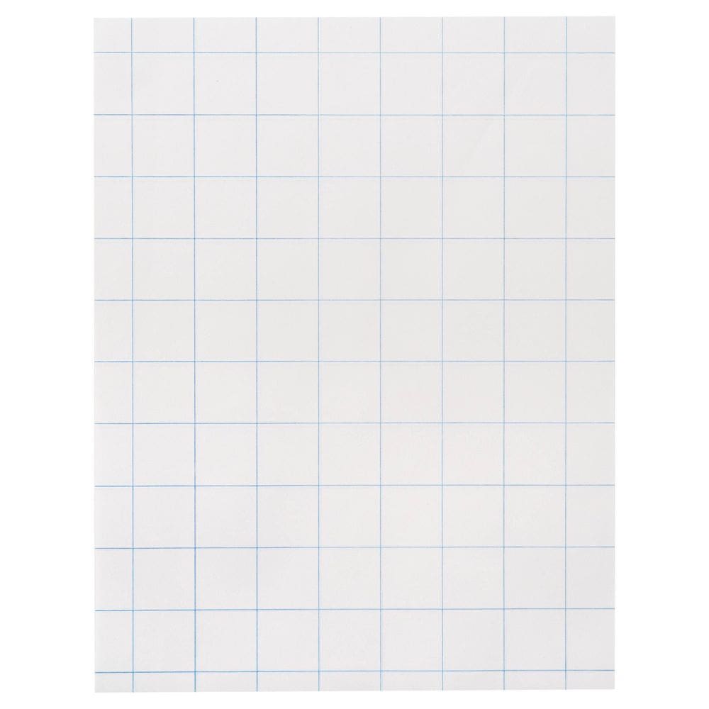Papel milimetrado School Smart-85280 de dupla face com régua A4