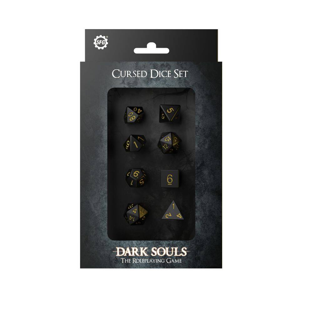 Conjunto de dados Steamforged Games Dark Souls The Roleplaying Game Cursed