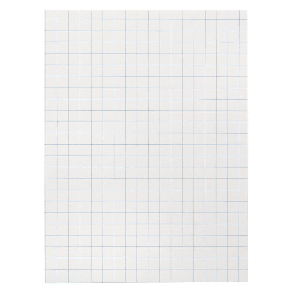 Papel milimetrado School Smart 1/2 polegada Rule 22,86 x 30,48 cm 500 She