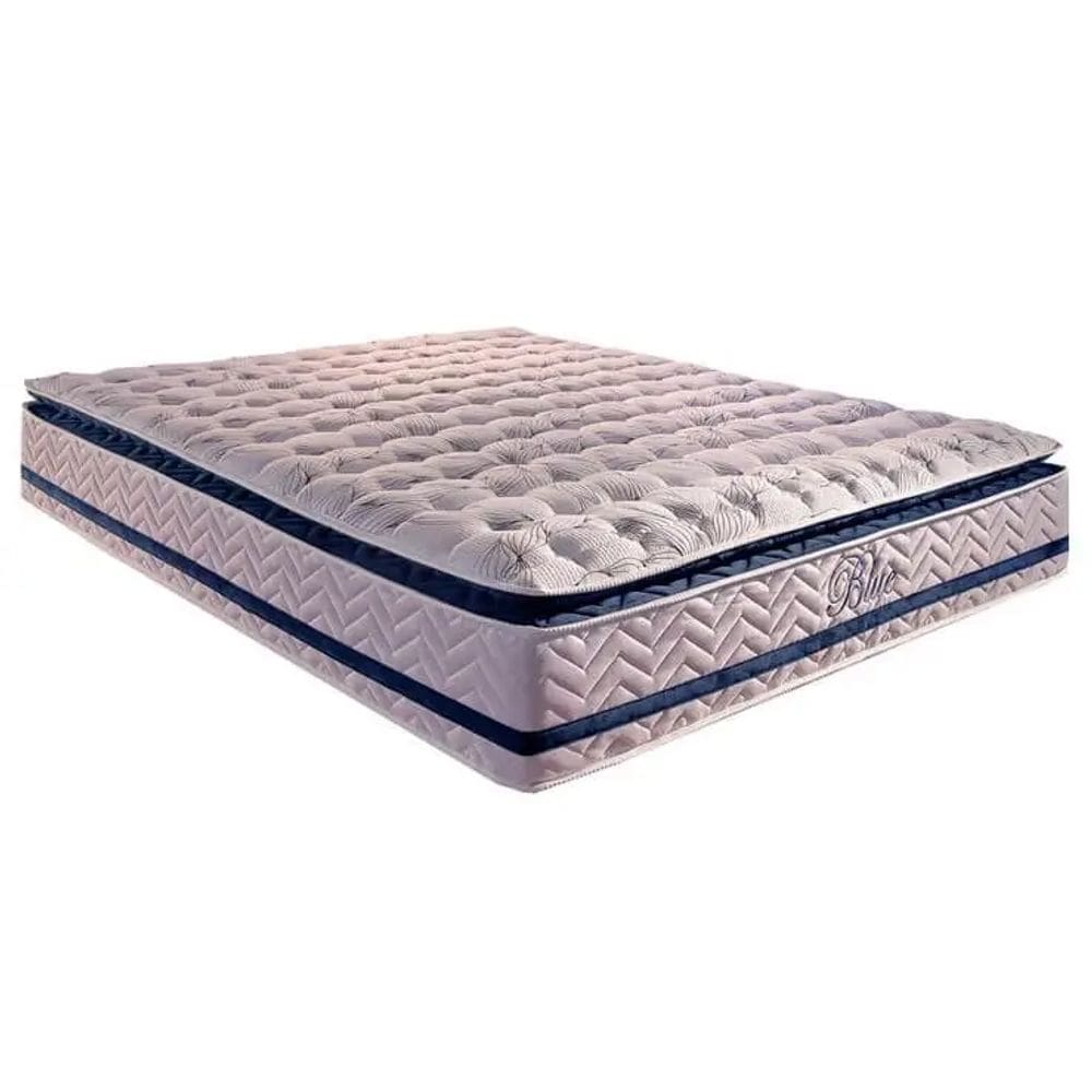 Colchão Paropas King de Molas Ensacadas Pillow Top Cor Branco