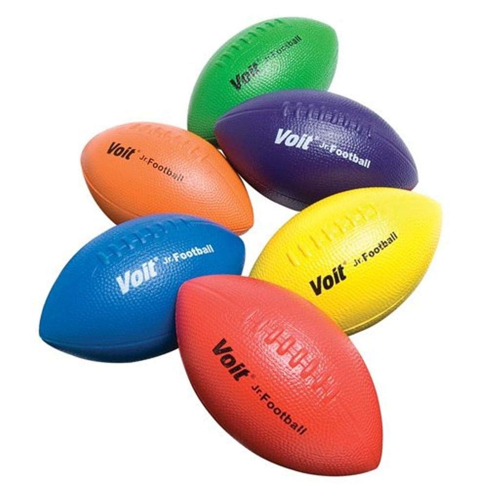 Football Voit Tuff Foam Blue para iniciantes de 9,75 polegadas