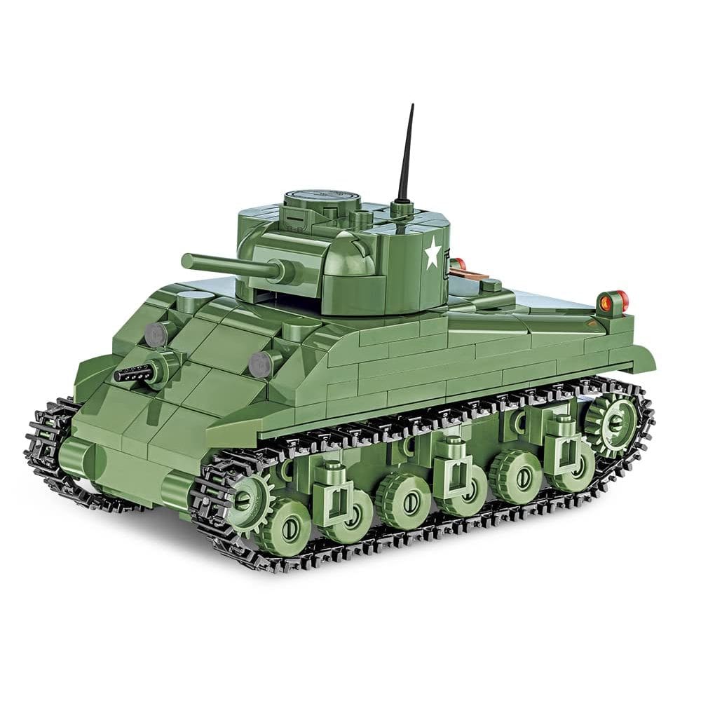 Building Block Toy COBI Historical Collection WWII Tank Sherman M4A1 em escala 1:48