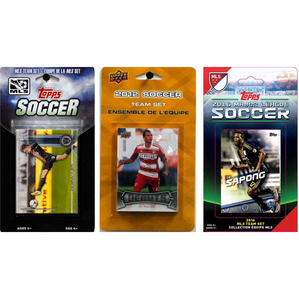 Conjuntos de cartas colecionáveis C&I Collectables MLS Philadelphia Union