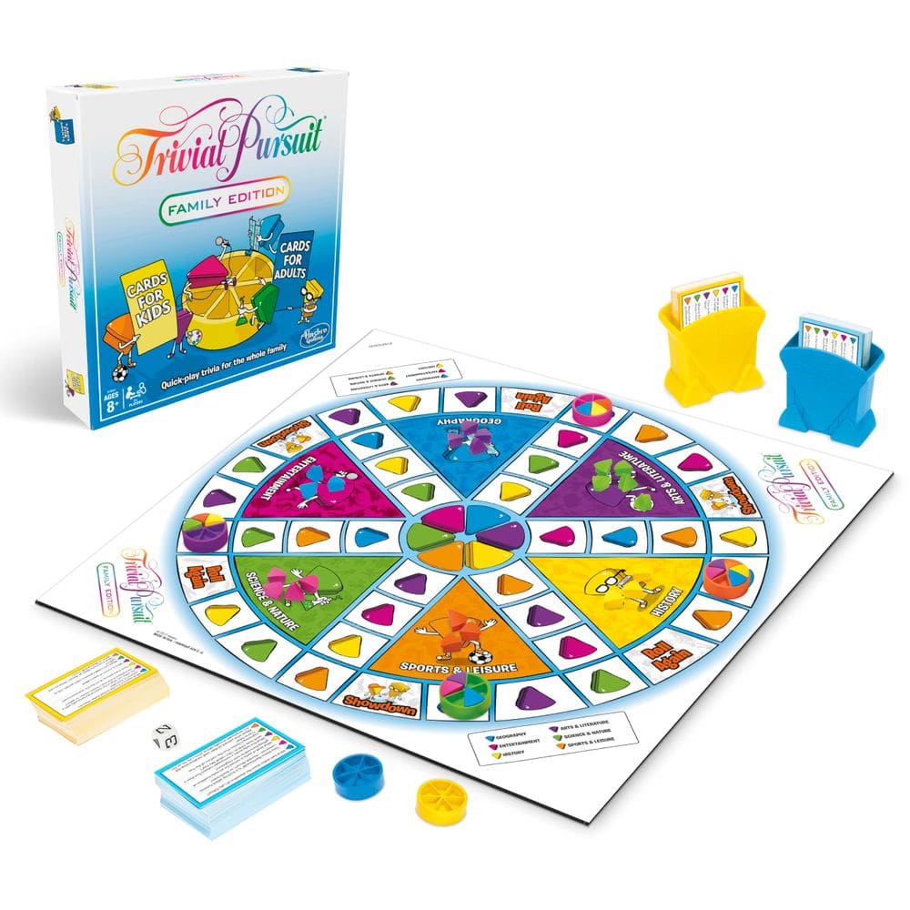 Jogo de Tabuleiro Hasbro Gaming Trivial Pursuit Family Edition