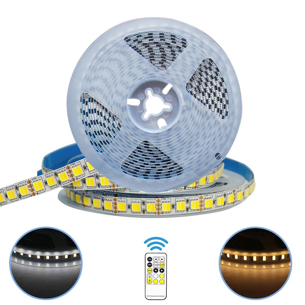 Fita Led 5025 2 Cores BF+BQ 120 Leds/m Controle Dimerizável