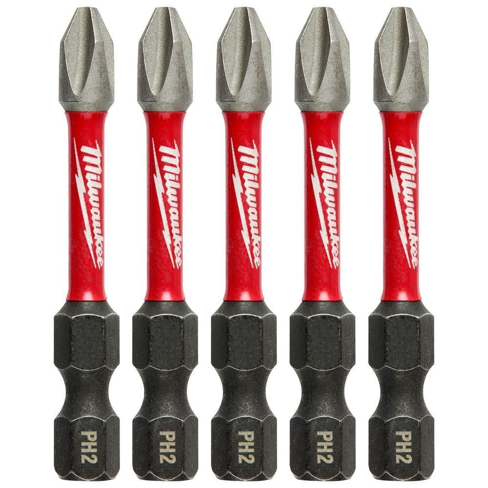 Kit 5 Chaves Bits Philips Ph2 X 50mm 48-32-4262 Milwaukee