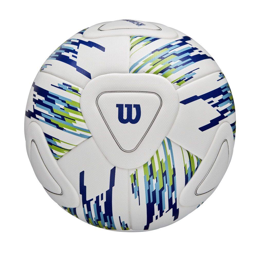 Bola de futebol WILSON NCAA Vanquish Match Tamanho 5 branca/azul/cinza