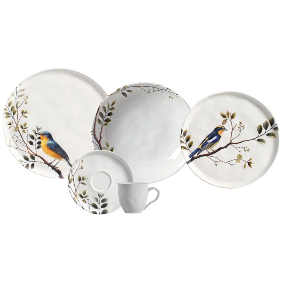 Aparelho de Jantar 30 Peças Bio Birdy Porto Brasil