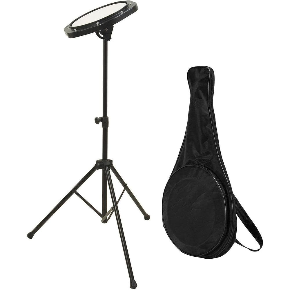 Practice Pad OnStage DFP5500 com suporte e bolsa para bateristas