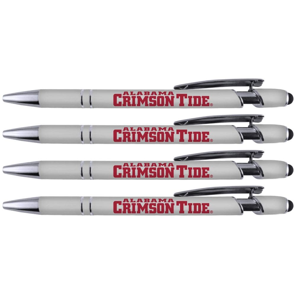 Caneta comemorativa Pen Alabama Soft Touch Coated Metal, pacote com 4