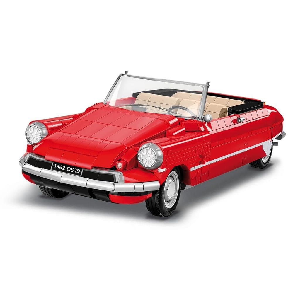 Carro de brinquedo COBI Cars 1962 Citroën DS 19 Decapotable em escala 1:12
