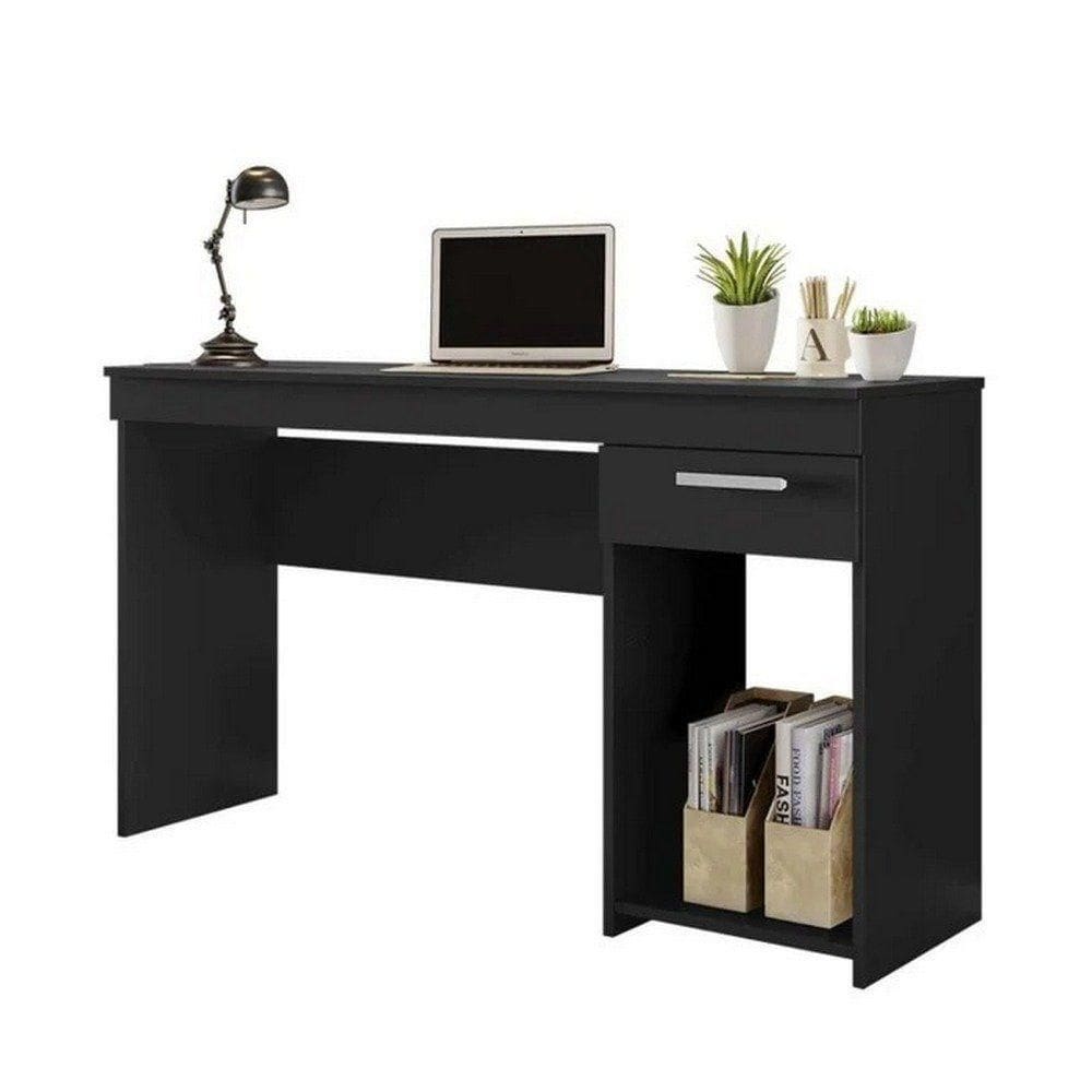 Mesa De Escritorio E Preto