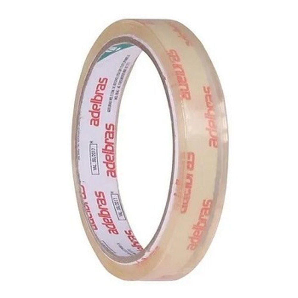 Fita Para Embalagem Qualitape Adelbras 18mm X 50m 520 624