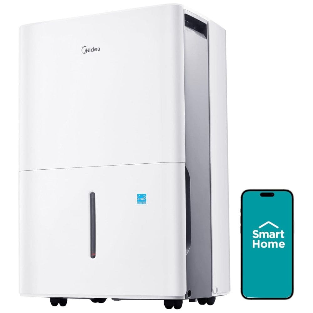 Desumidificador Midea 23,65 litros, 418 metros quadrados - Econômico e Eficiente para Ambientes Amplos, como Porões e Quartos Grandes