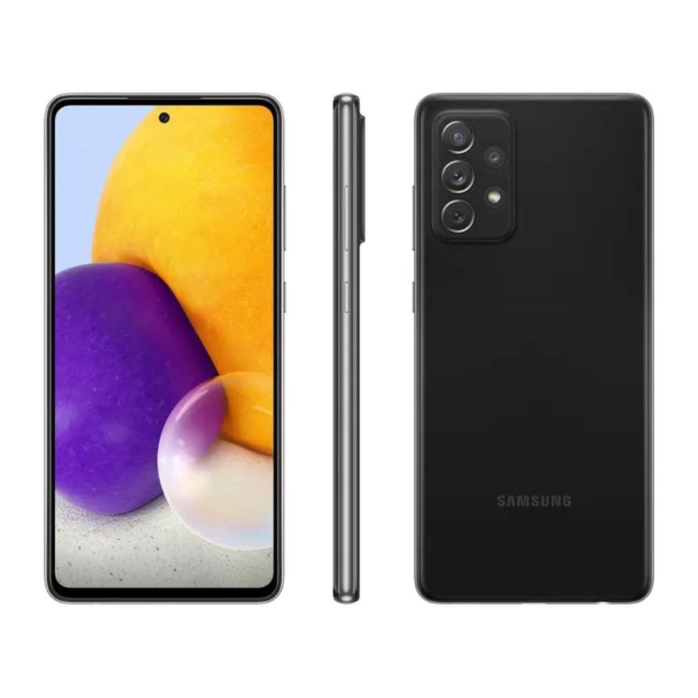Usado: Samsung A72 128 GB Preto - Excelente