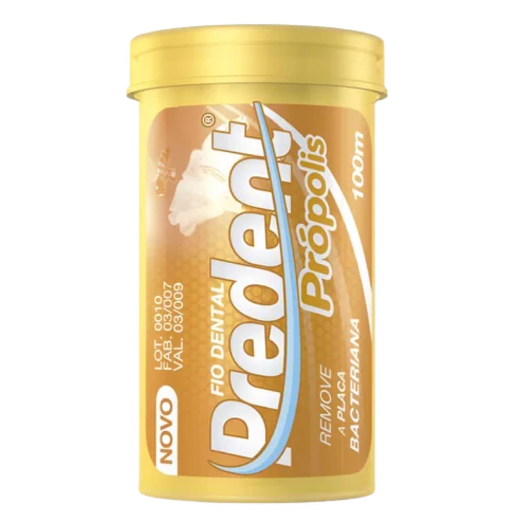 Fio Dental Encerado Própolis 100 Metros Predent