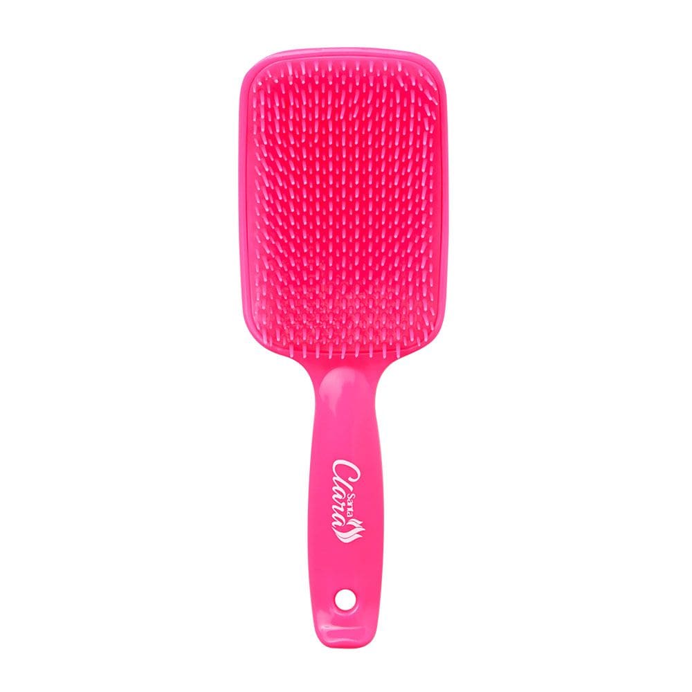 Escova Para Cabelo Flex Color Com Cerdas Flexíveis Pink