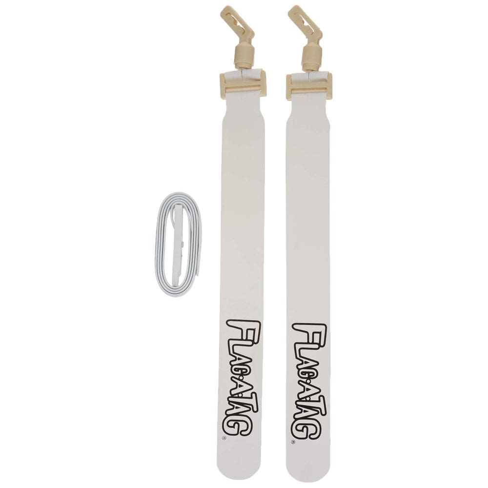 Cinto de bandeira Flag-A-Tag Sonic Boom White de 42 polegadas (pacote com 12)