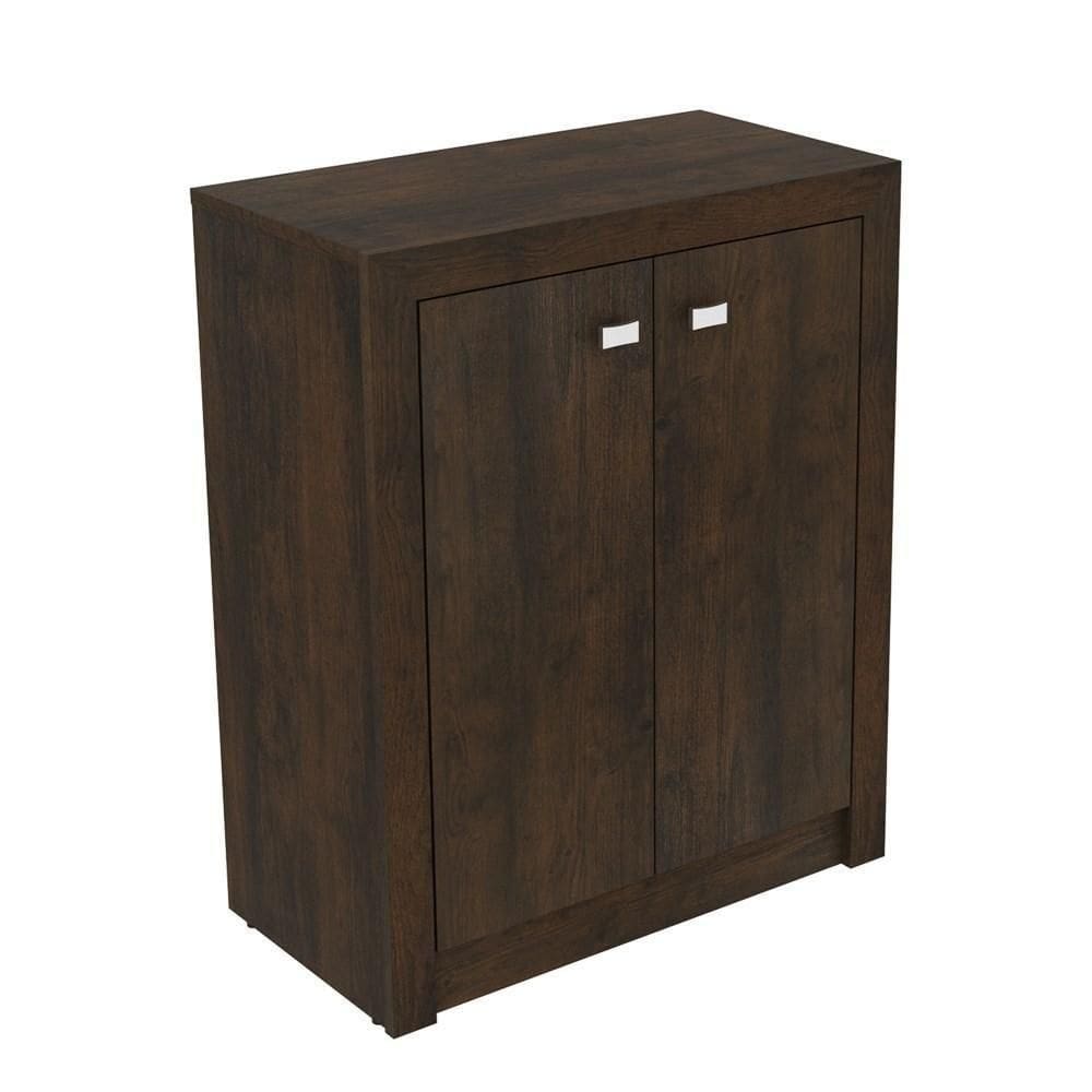 Balcão Para Escritório 2 Portas Me4103 Rústico - Tecno Mobili