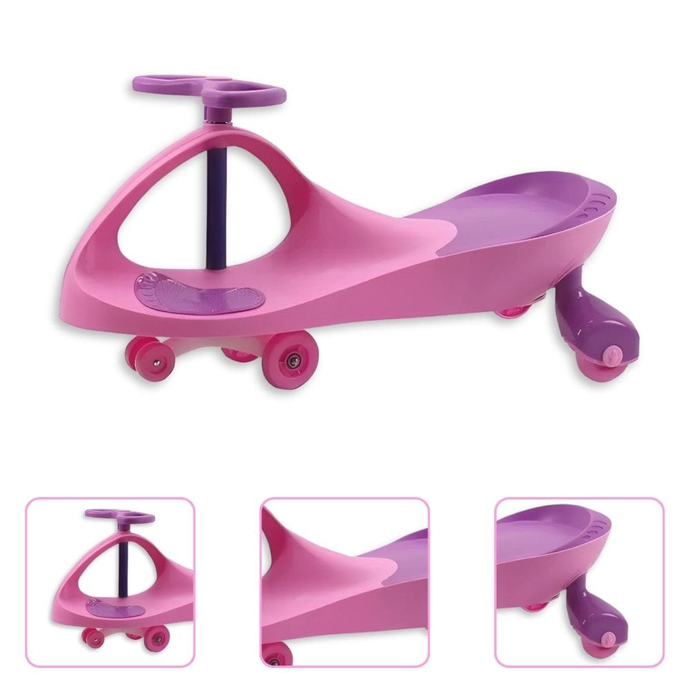 Carrinho Gira 360 Super Carrinho de rolimã Até 100Kg Rosa