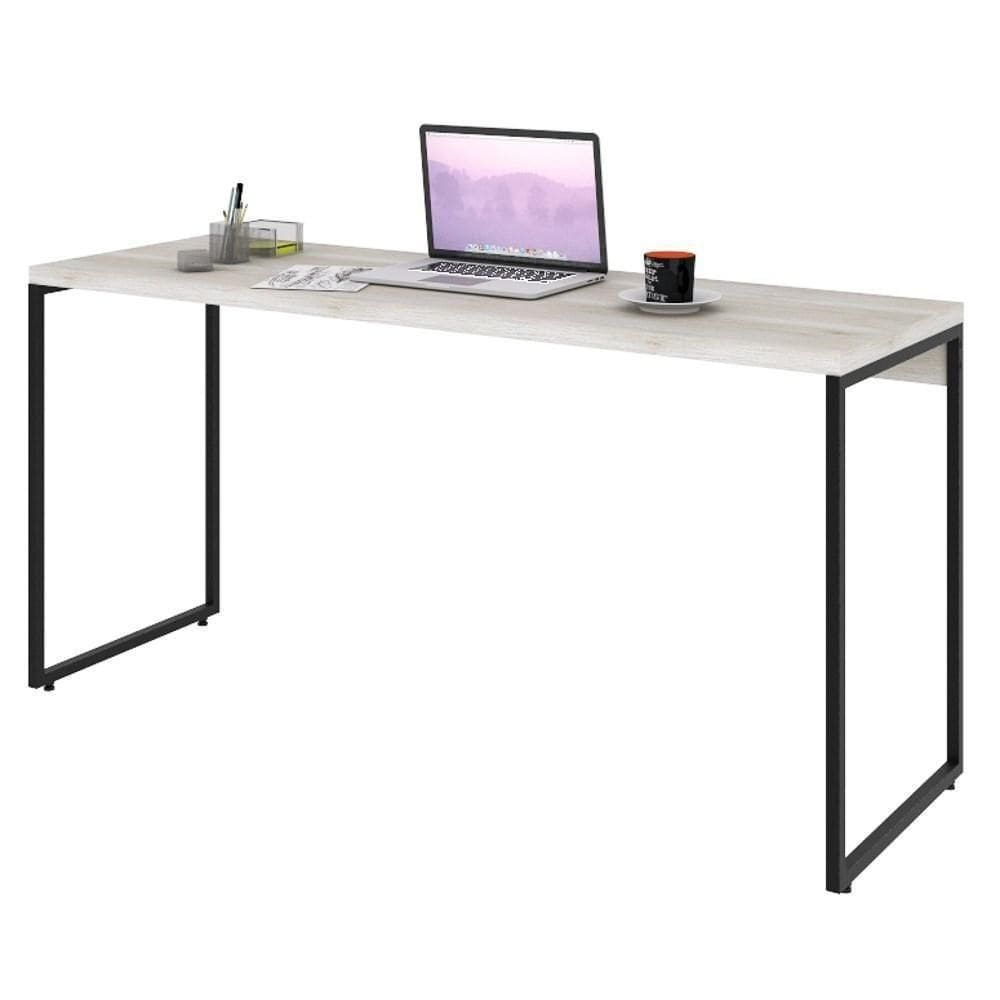 Mesa De Escritório Escrivaninha 150cm Dynamica Industrial C08 Snow - Mpozenato