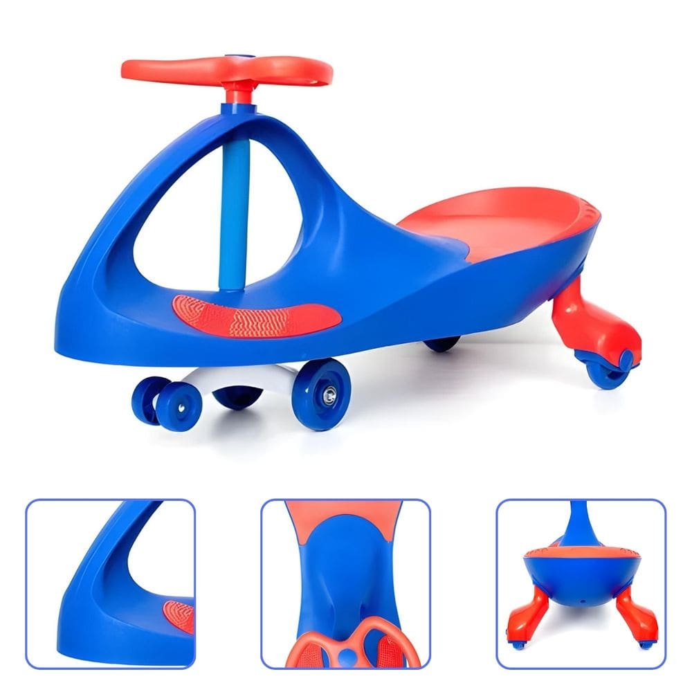 Carrinho Gira 360 Super Carrinho de rolimã Até 100Kg Azul
