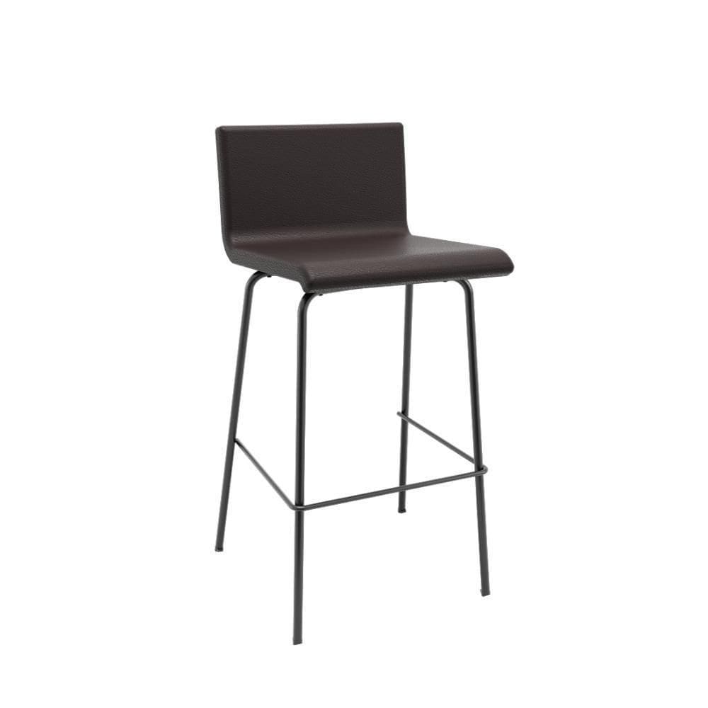 Cadeira Soer Fixa 4 Pés Alta Café