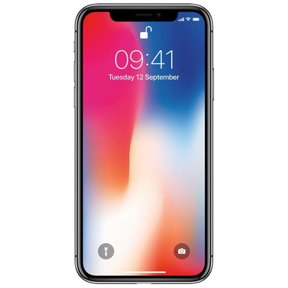 Usado: Iphone X 256 GB Cinza - Sem Face Id / Touch Id