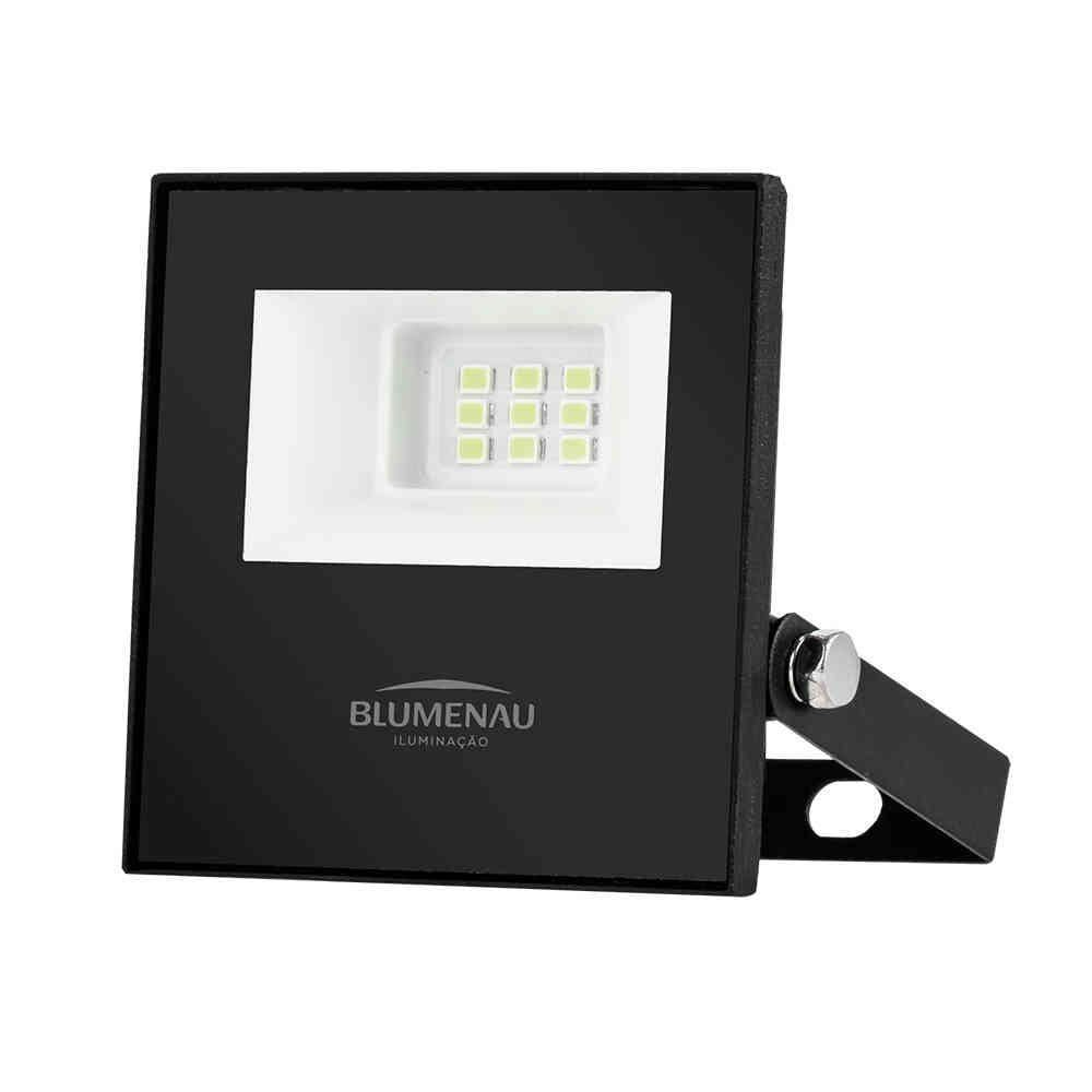 Refletor Led Play 10w Luz Verde Ip66 - Preto