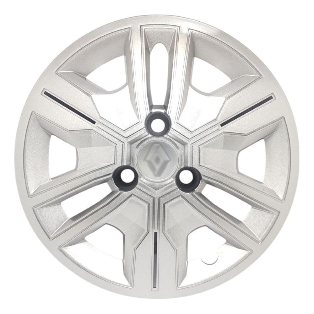 Calota Aro 14 Furação 3x100 Kwid Outsider Prata