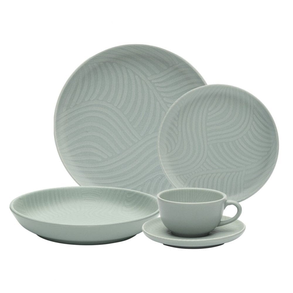 Aparelho de Jantar 20 Peças Flat Oásis Oxford