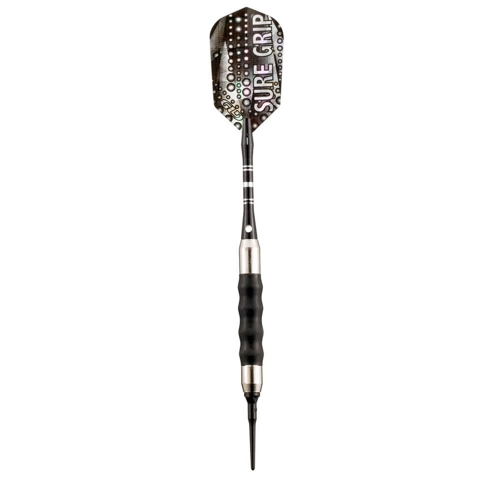 Dardos Viper Sure Grip Soft Tip 16 g pretos niquelados
