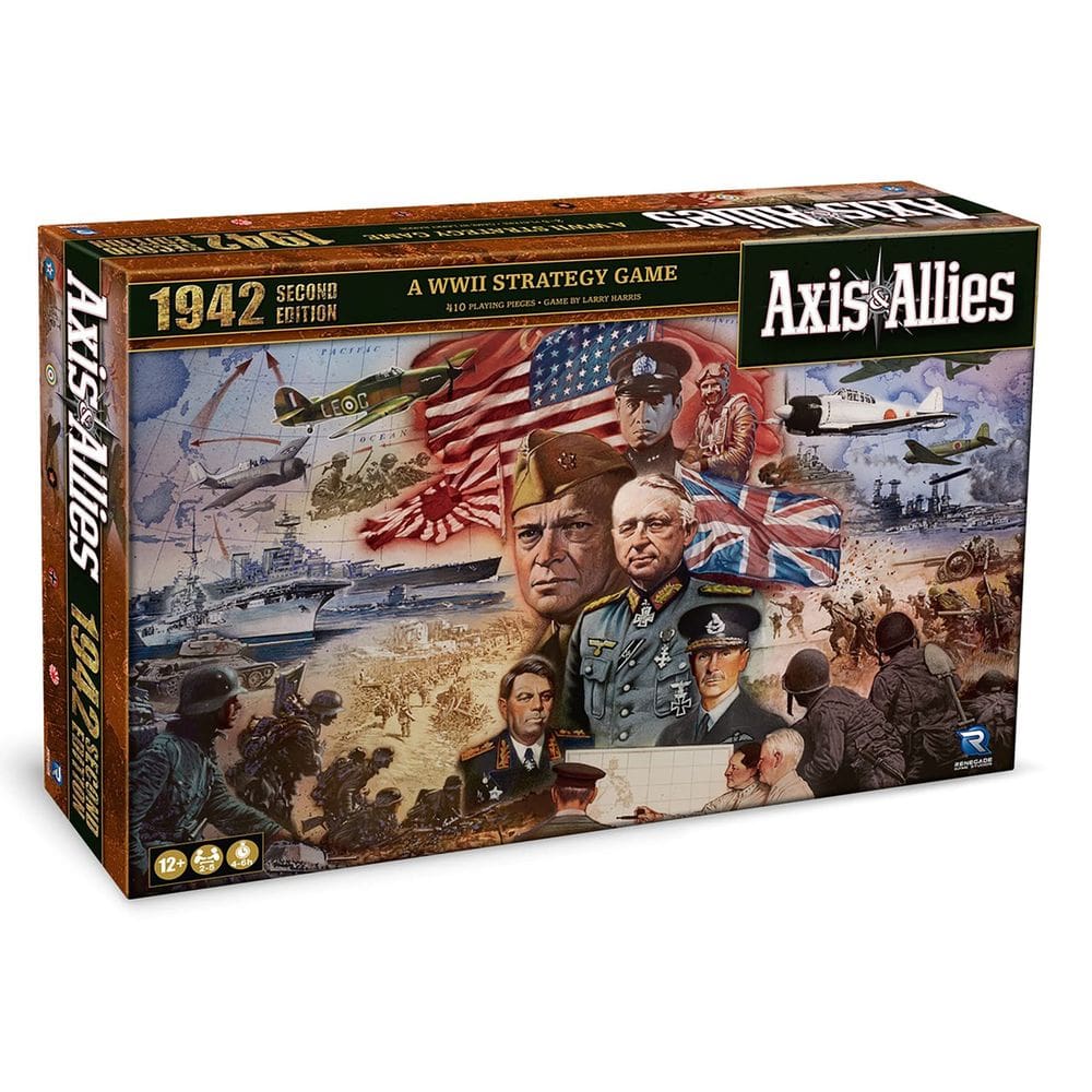 Jogo de tabuleiro Renegade Axis & Allies: Segunda edição de 1942