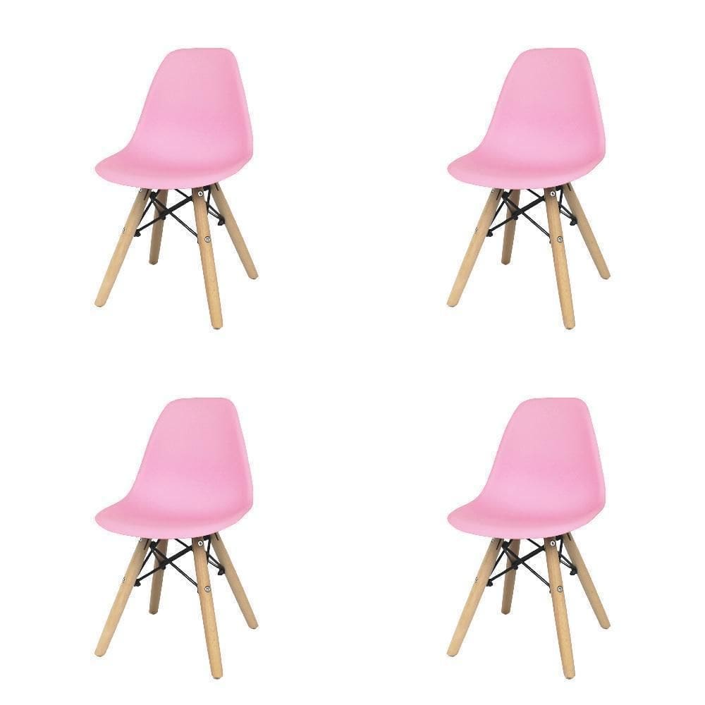 Cadeira Eiffel Infantil Rosa Bebe