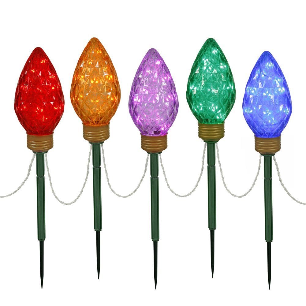 Marcadores de caminho de Natal Lawn Stakes Vickerman C9 LED