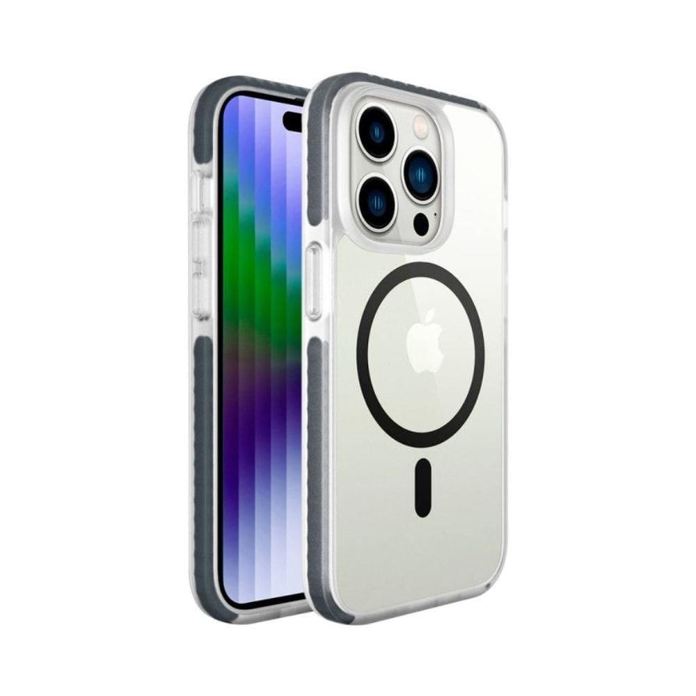Capa Para Ipphone 14 Plus Anti-Impacto De Tpu Transparente C/Magsafe Ipi14msg - Geonav