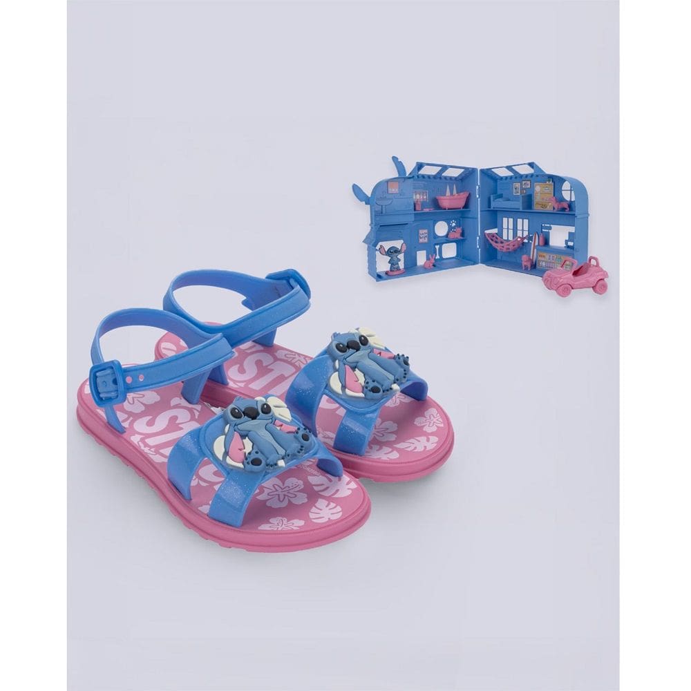 Sandália Infantil Rosa Stitch Pet Shop 28 - Grendene
