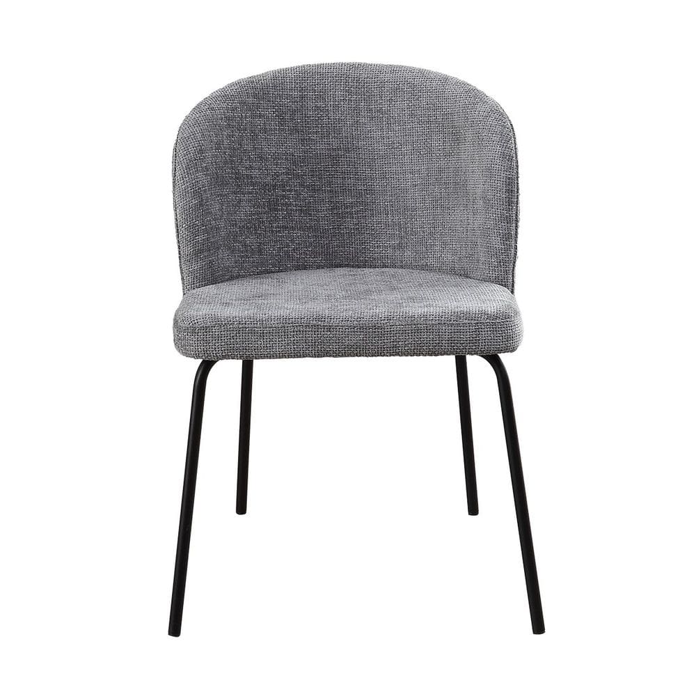 Cadeira com Assento Estofado e Base em Aço Carbono com Pintura Epóxi – Ana Exclusiva