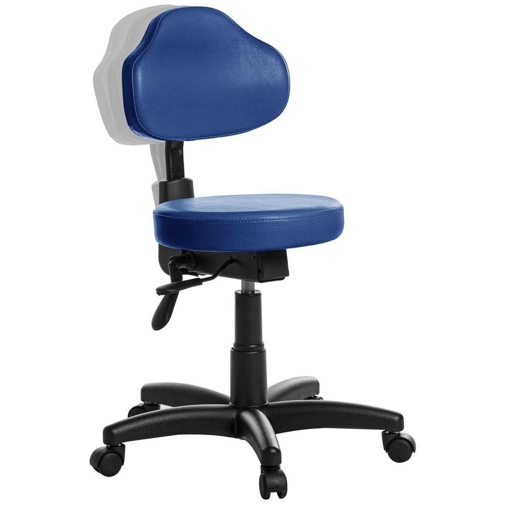 Cadeira Mocho Plus Ergonômica Rv Azul