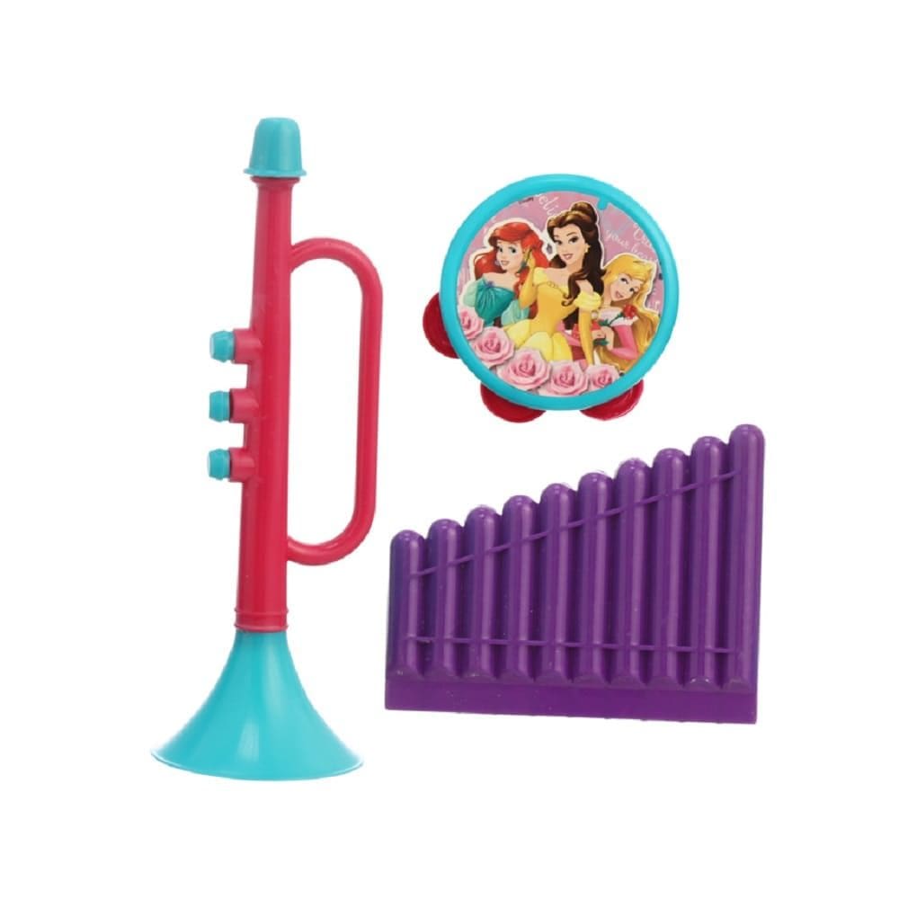 Brinquedo Bandinha Musical Princesa Corneta Pandeiro Gaita