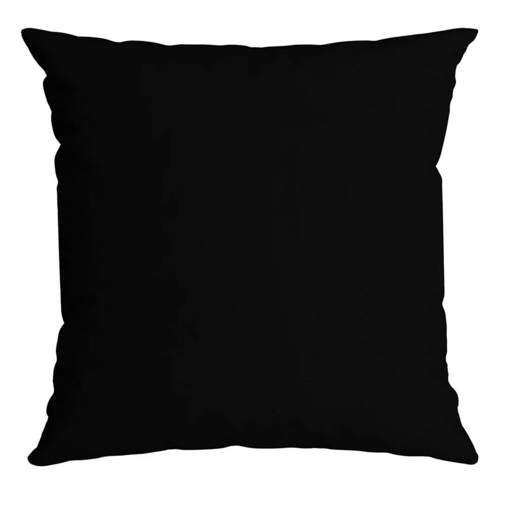 Almofada Basica Preta Luxor Premium 043 43x43cm Belchior