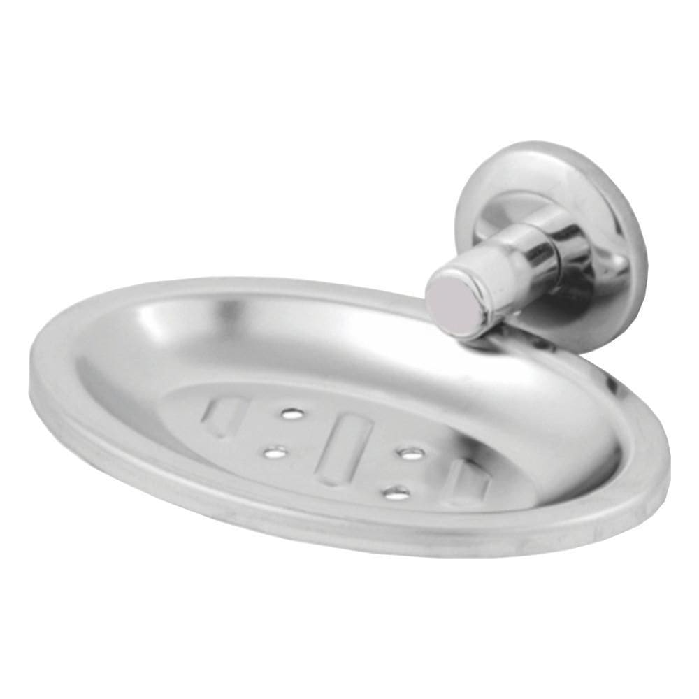 Porta Sabonete/Saboneteira De Parede Em Aço Inox E Alumínio