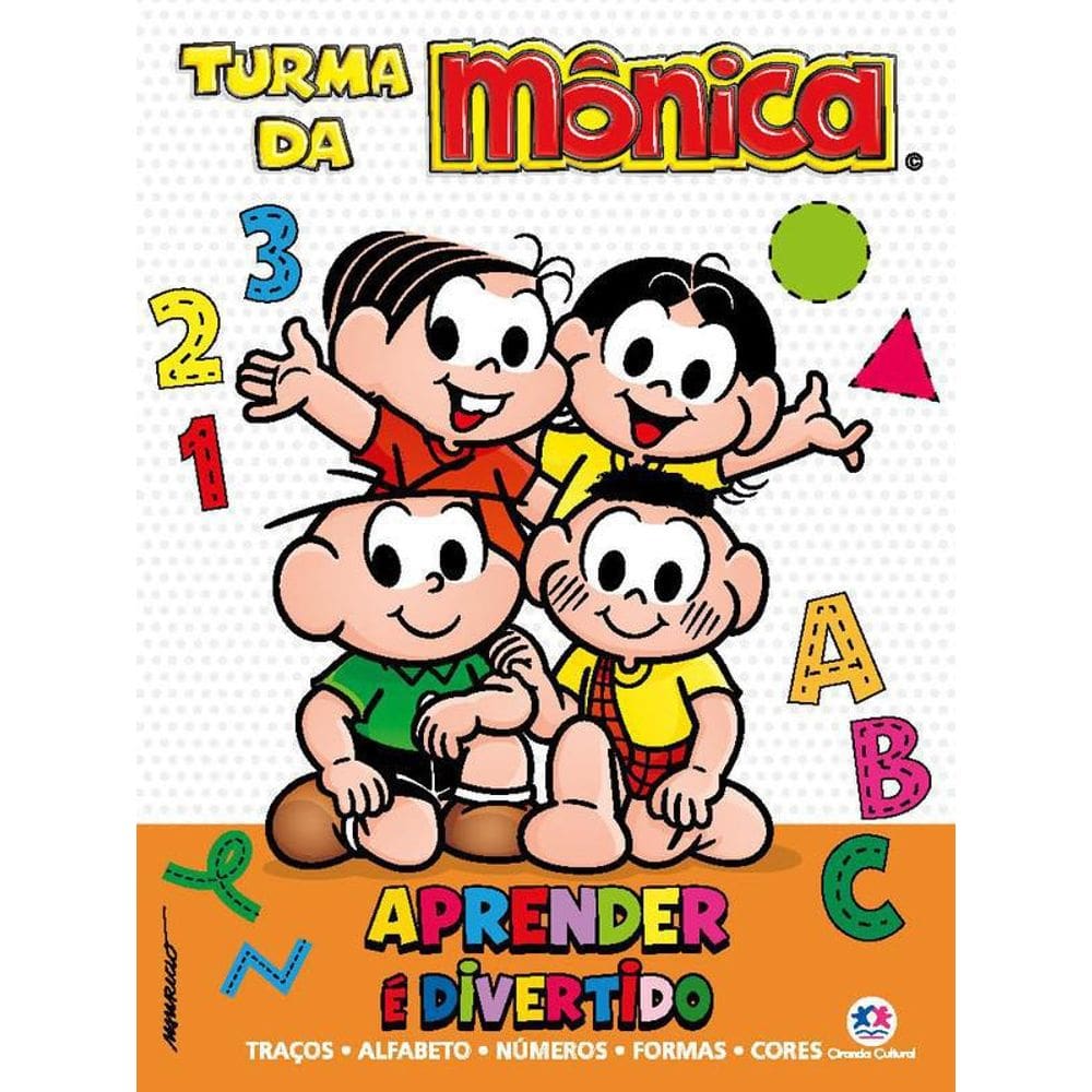 Livro Almanaque Escolar Aprender É Divertido Turma Da Mônica