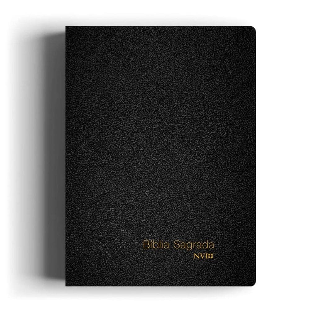 Biblia Nvi Slim Compacta - Luxo Preta